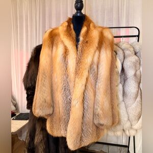 Vintage Red fox fur